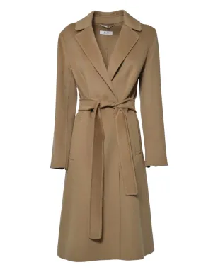 S Max Mara ベルト付きノッチド・ラペル・コート - サムネイル1