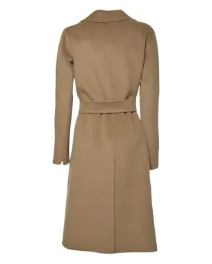 S Max Mara ベルト付きノッチド・ラペル・コート - サムネイル2