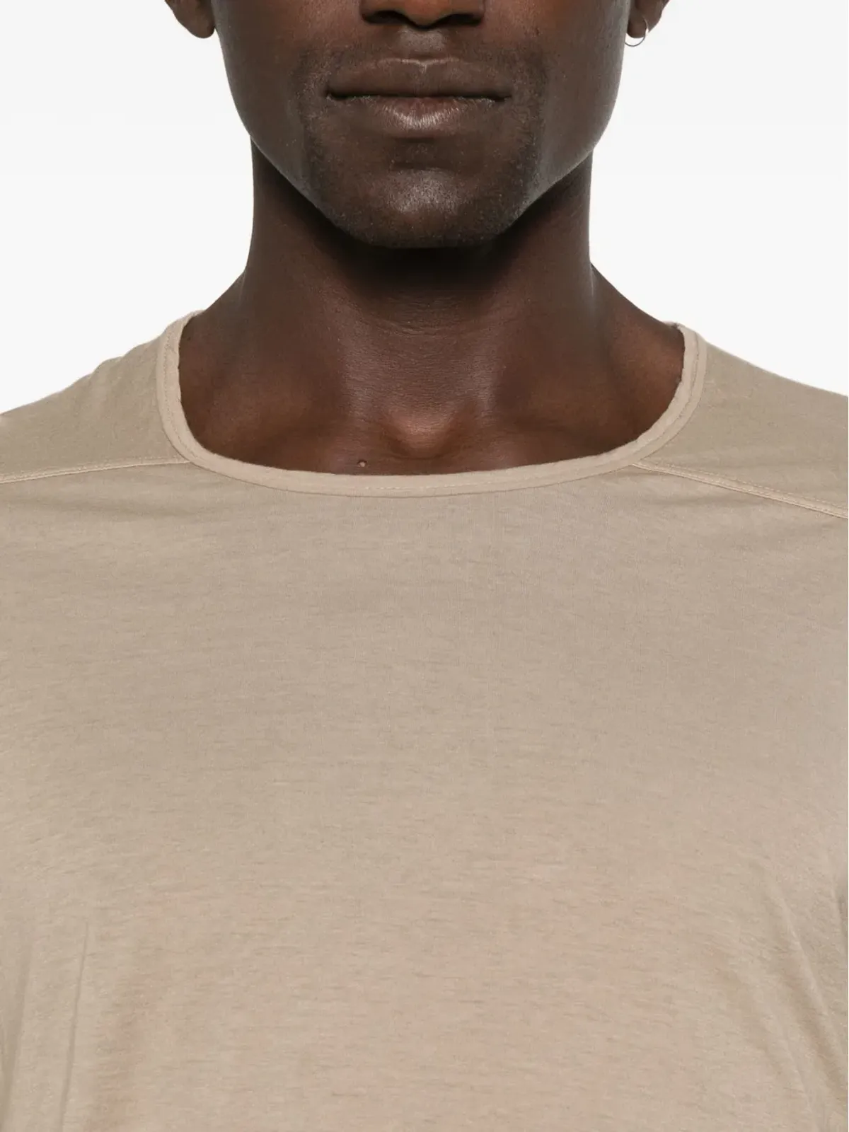 Rick Owens DRKSHDW 長袖ドローストリングTシャツ - 画像4