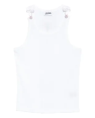 Jean Paul Gaultier クラスプディテール リブベスト - サムネイル1