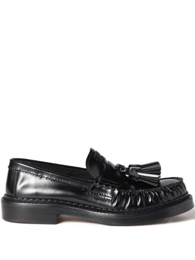 Miu Miu Miu Miu タッセル付きローファー - ブラックの商品画像
