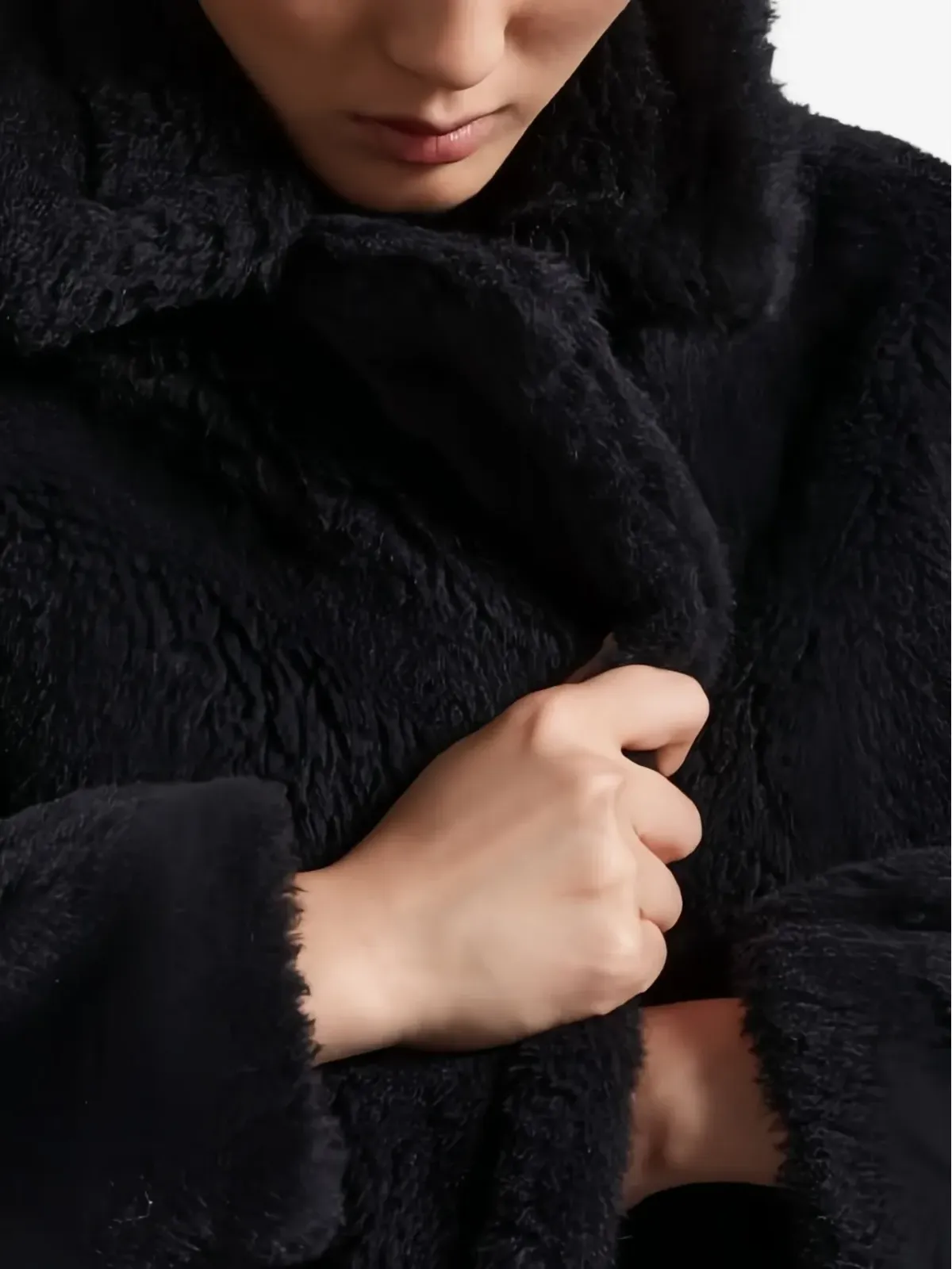 Max Mara テディフリースカラーコート - 画像5