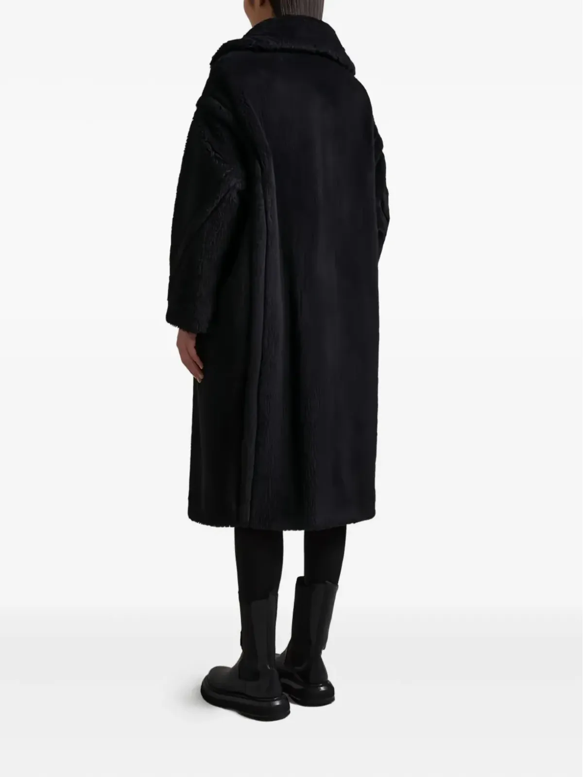Max Mara テディフリースカラーコート - 画像4