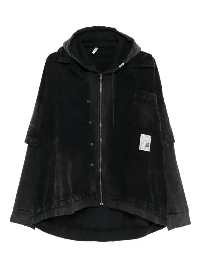 Maison MIHARA YASUHIRO Maison MIHARA YASUHIRO レイヤードコーデュロイフーディーの商品画像