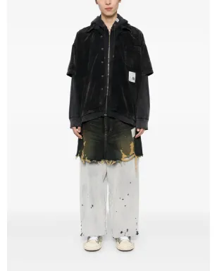 Maison MIHARA YASUHIRO レイヤードコーデュロイフーディー - サムネイル2