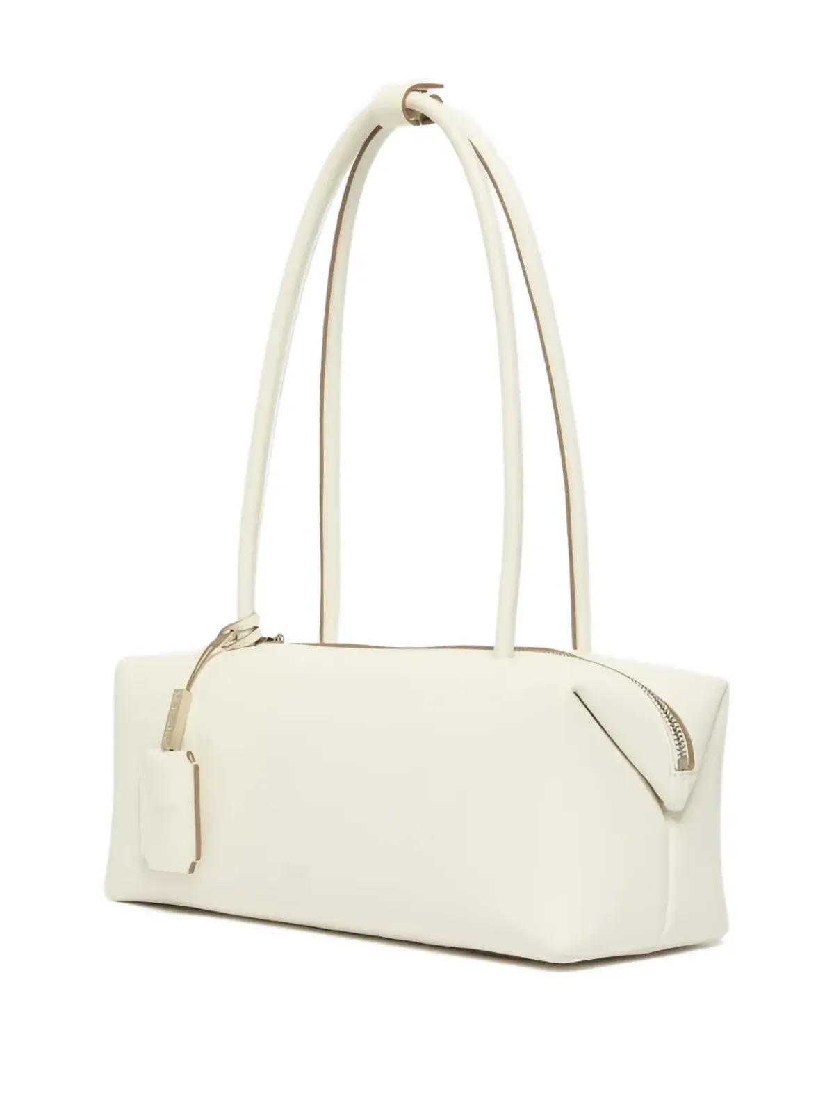 Max Mara トップハンドルジップファスナー付きショルダーバッグ - 画像3