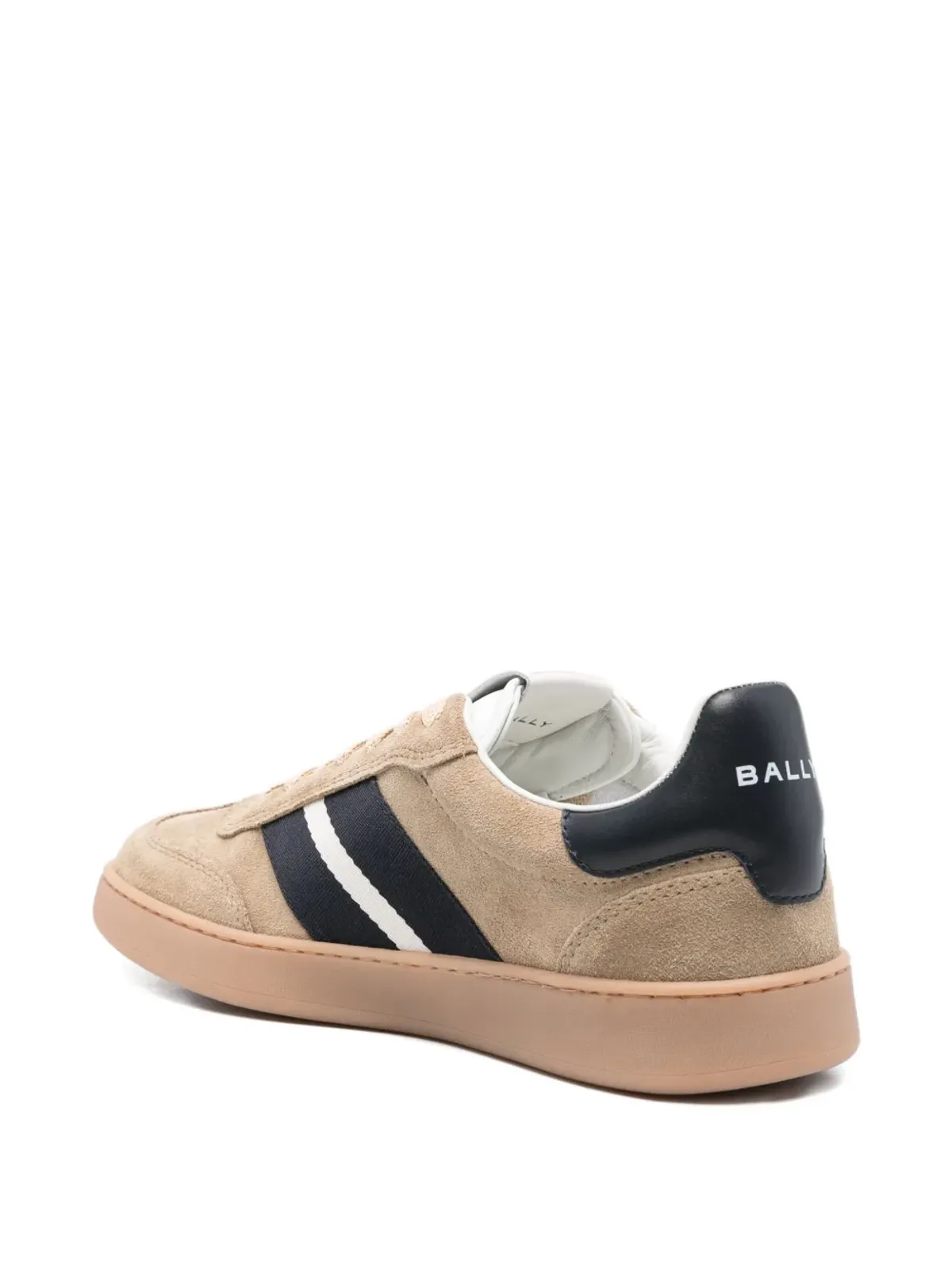 Bally レトロ・クレスト スエード ローカットスニーカー - 画像3