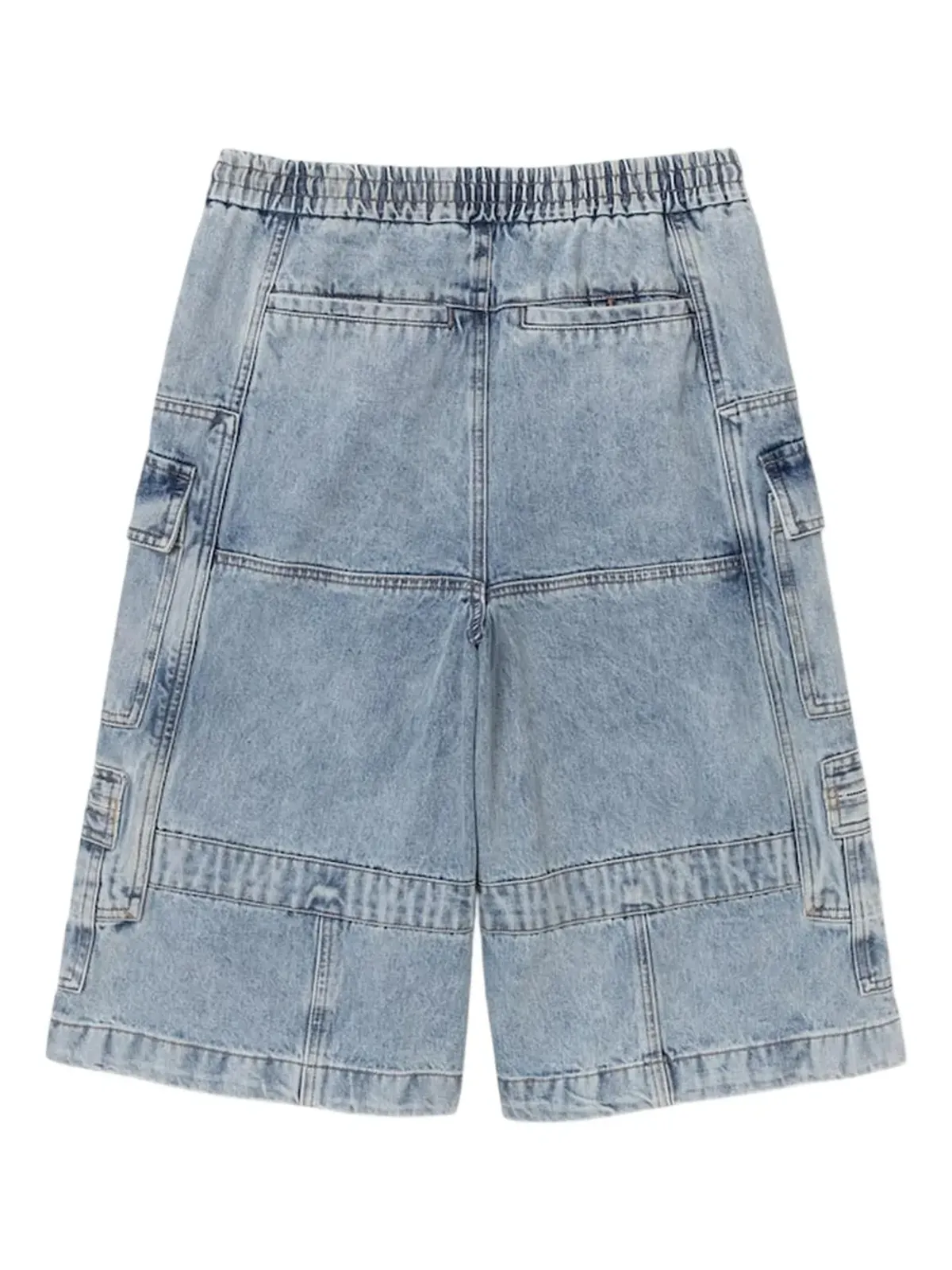 Juun.J ドローストリングデニムカーゴショーツ - 画像2