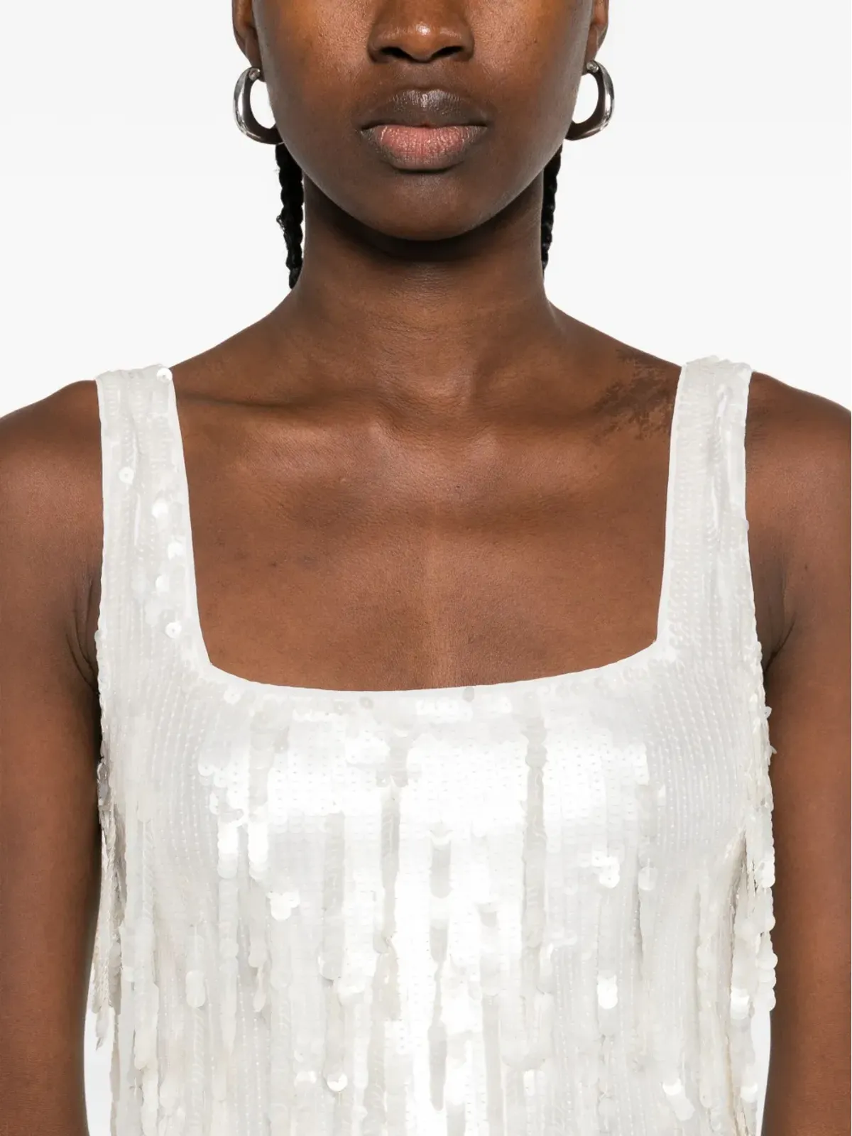 STAUD Le Sable スパンコール付きミニドレス - 画像5