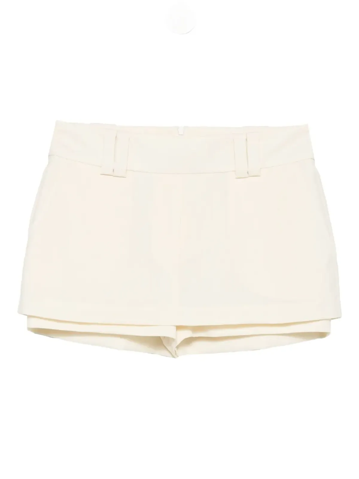 Vestiaire d'un Oiseau Libre ウールスカートショーツ - White - 画像1