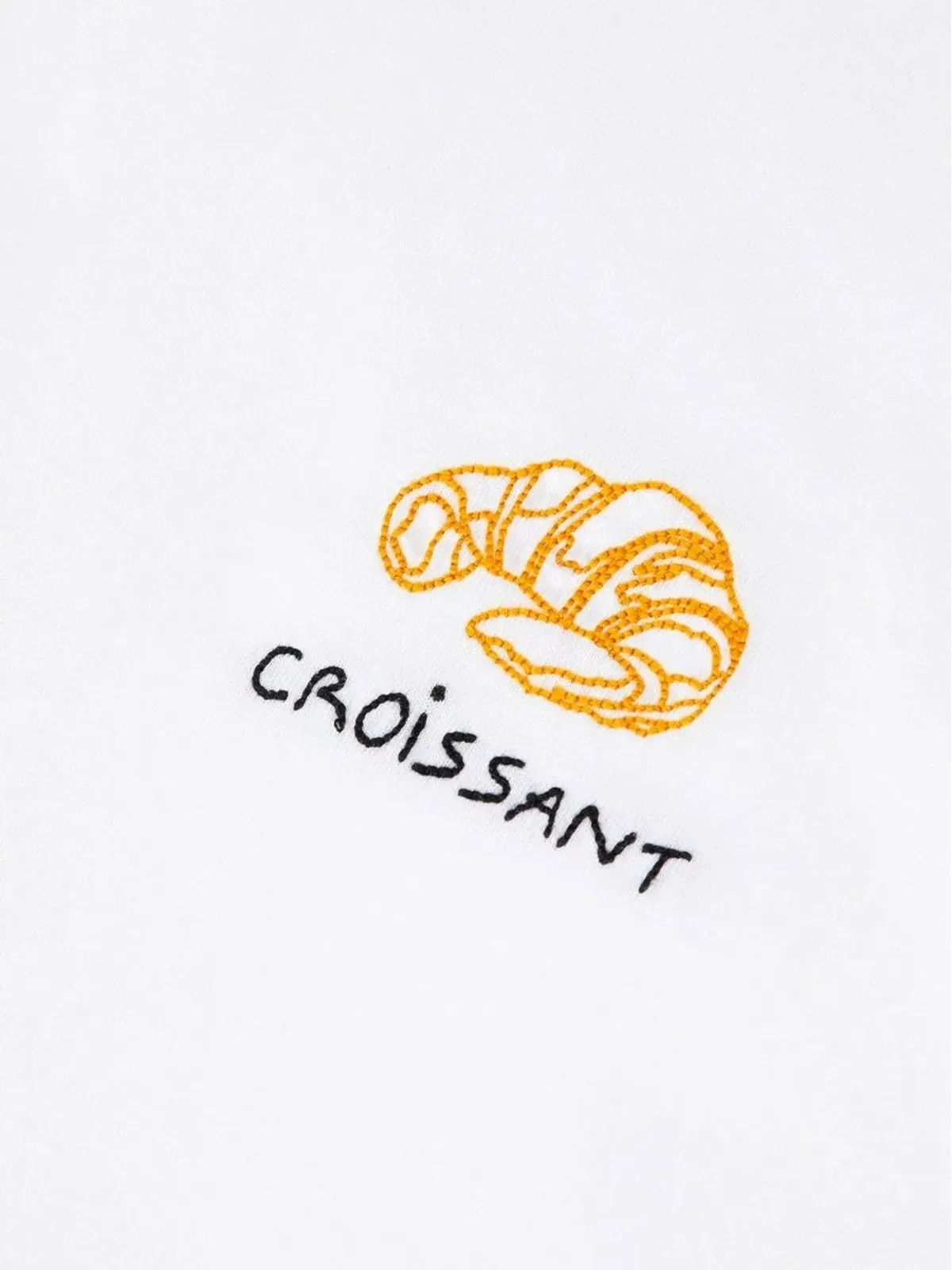 Maison Labiche クロワッサン刺繍入りTシャツ - 画像2