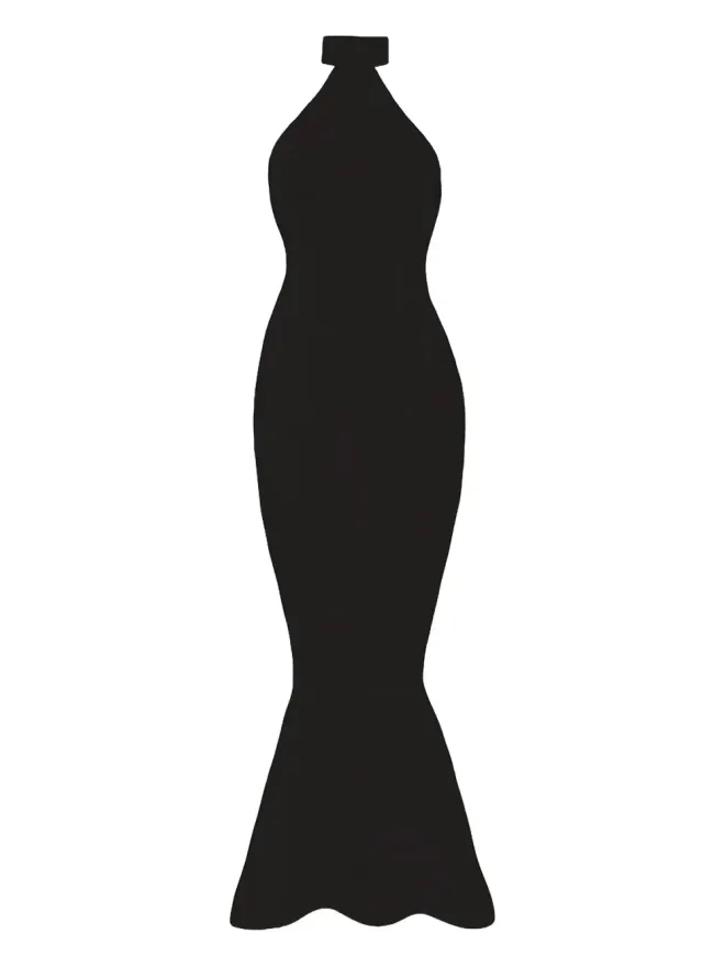 Vestiaire d'un Oiseau Libre Vestiaire d'un Oiseau Libre オープンバック ミディドレスの商品画像