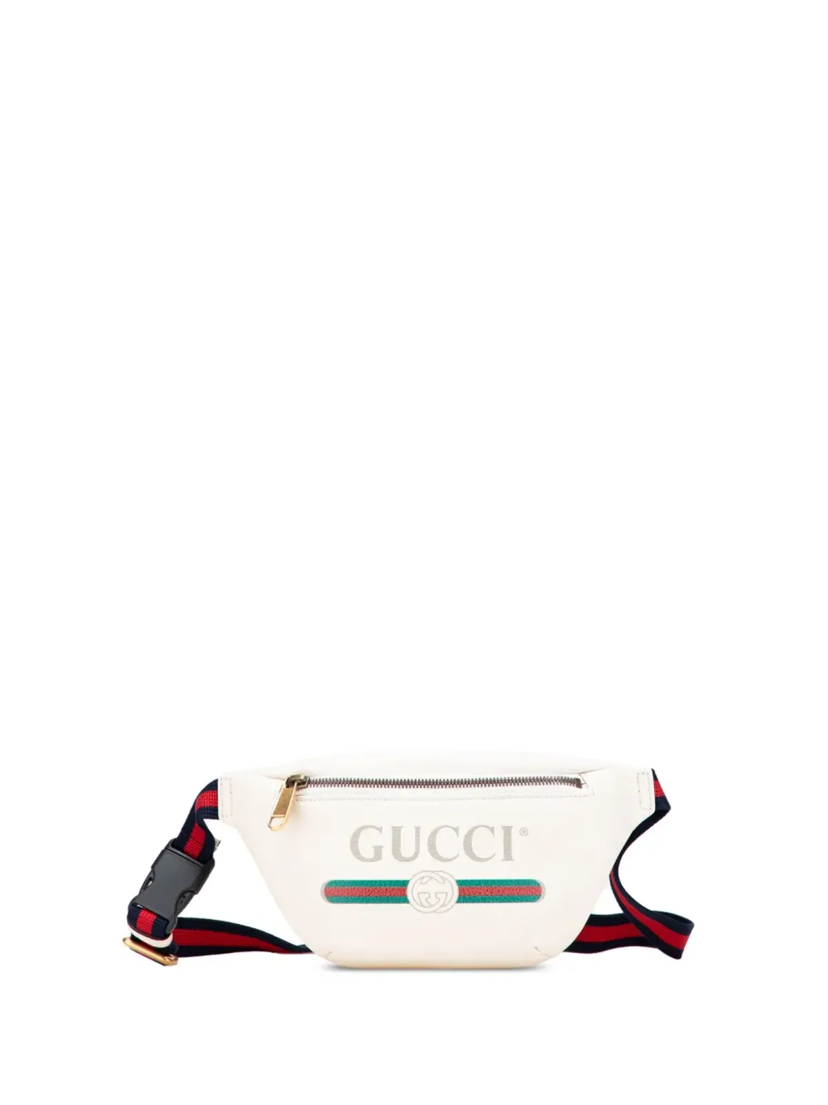 Gucci Pre-Owned レザー ロゴ ベルトバッグ - 画像1
