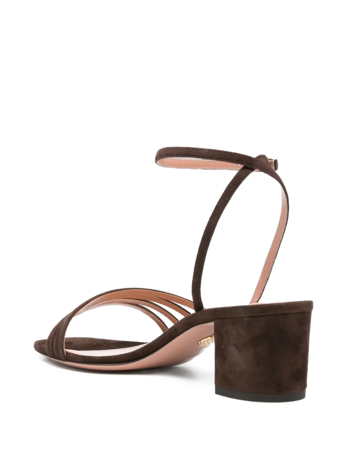 Aquazzura Latour アンクルストラップ レザーサンダル - 画像3