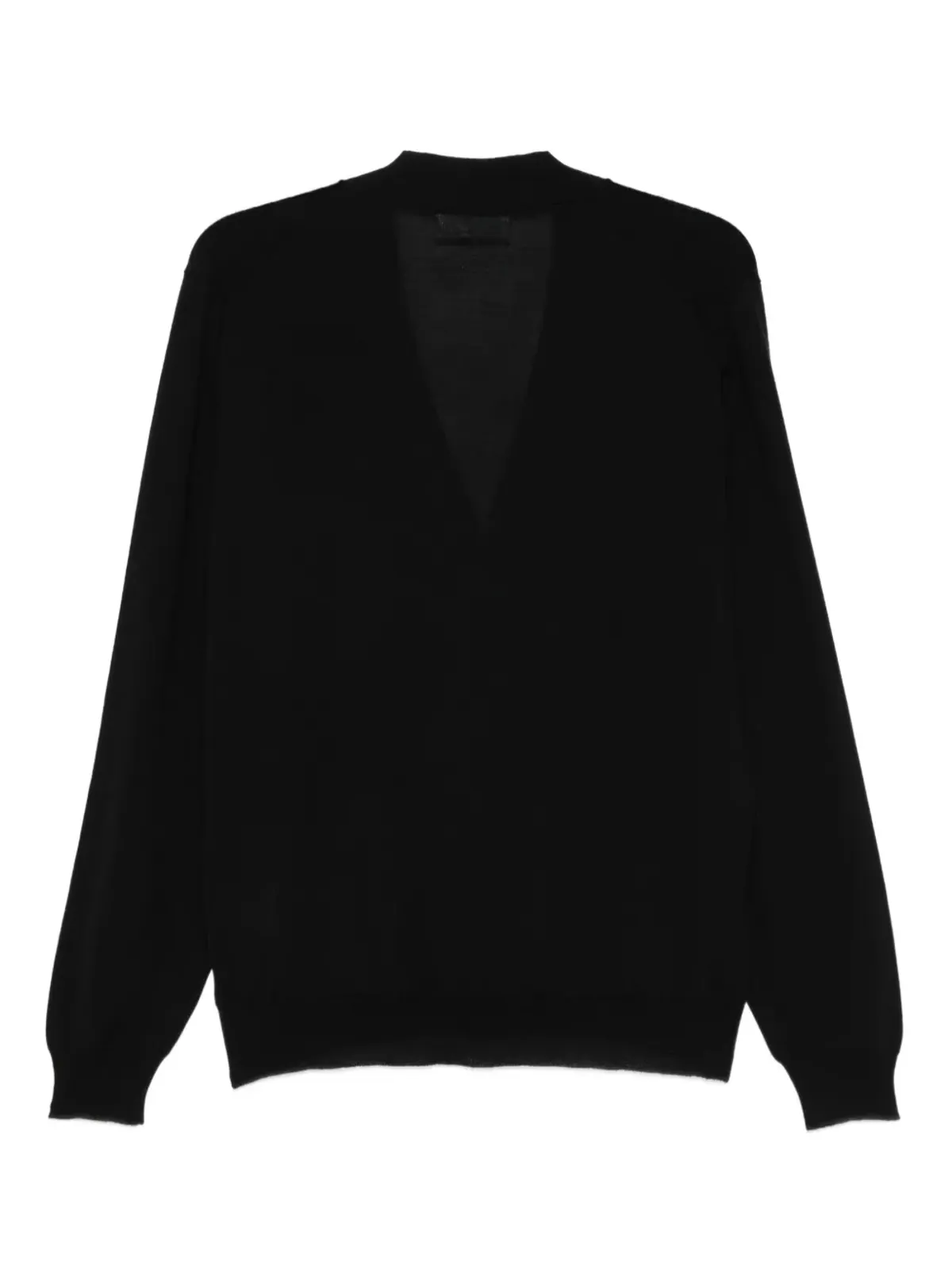 Lardini ボタンフロント ウール カーディガン - 画像2