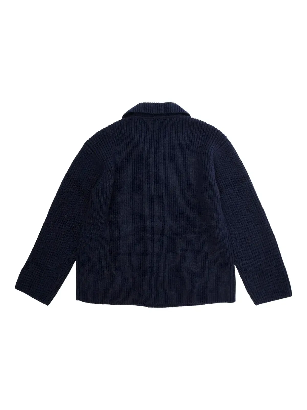 Emporio Armani Kids 長袖リブ編みカーディガン - 画像2