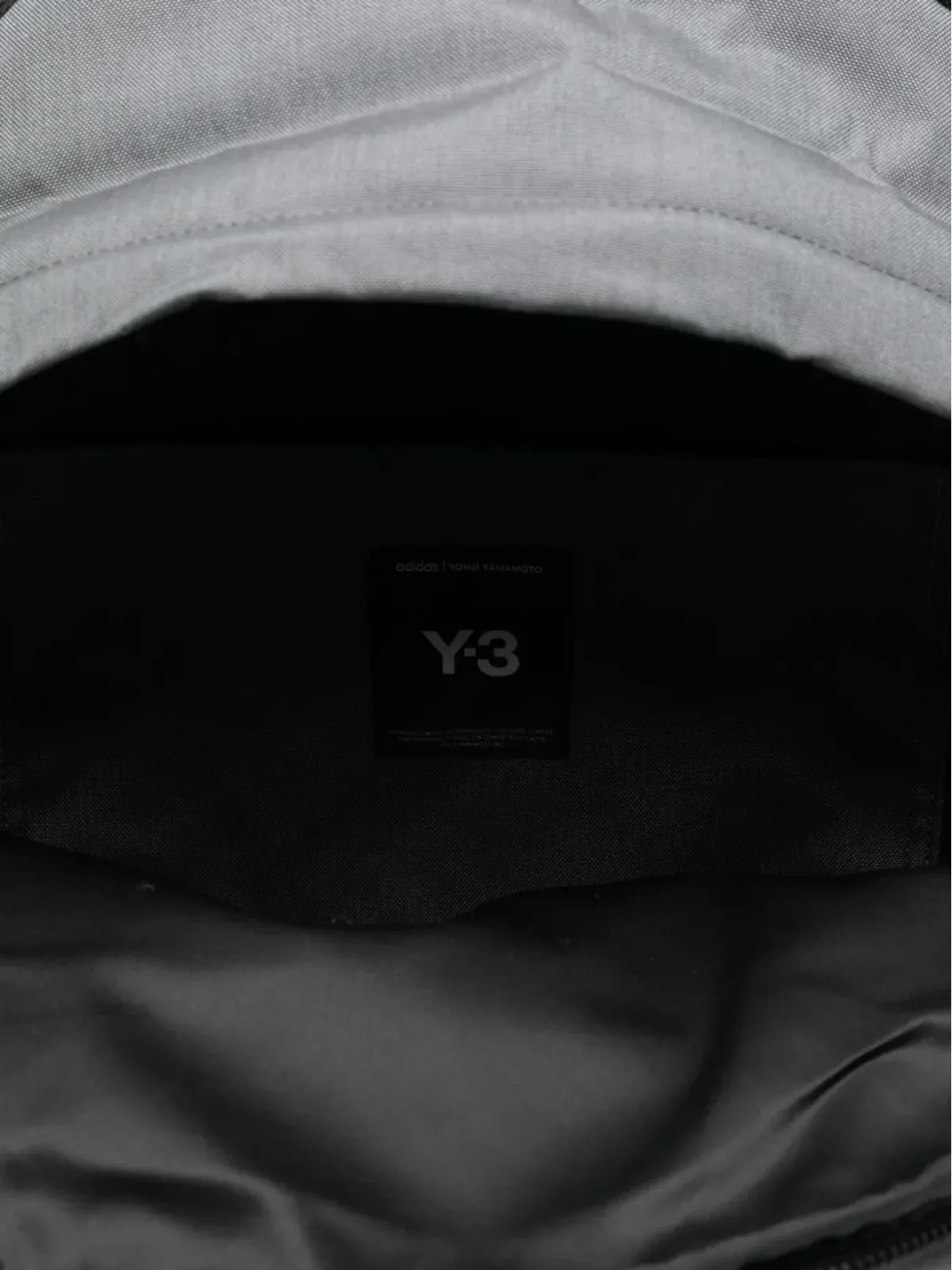 Y-3 ロゴプレートバックパック - グレー - 画像4