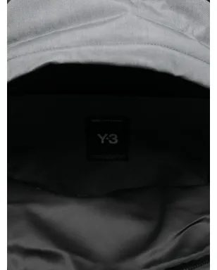 Y-3 ロゴプレートバックパック - グレー - サムネイル4