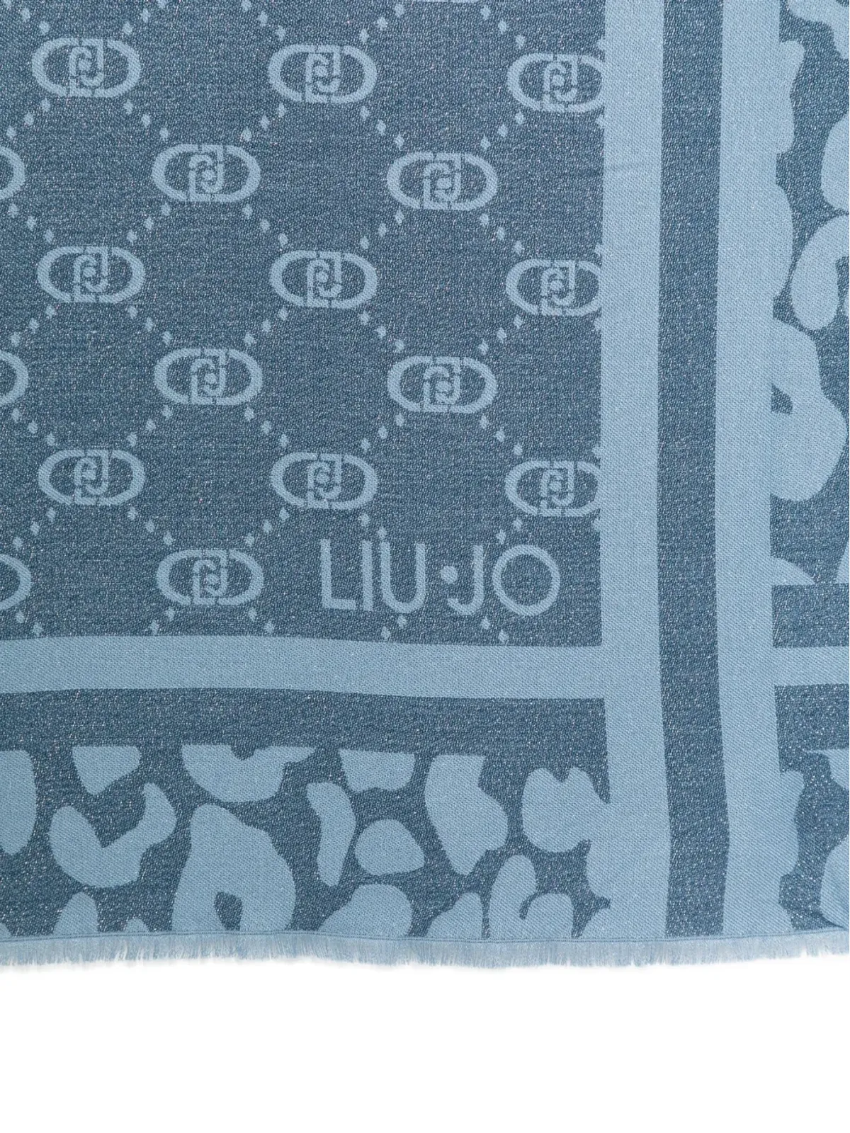 LIU JO ロゴスカーフ - 画像3
