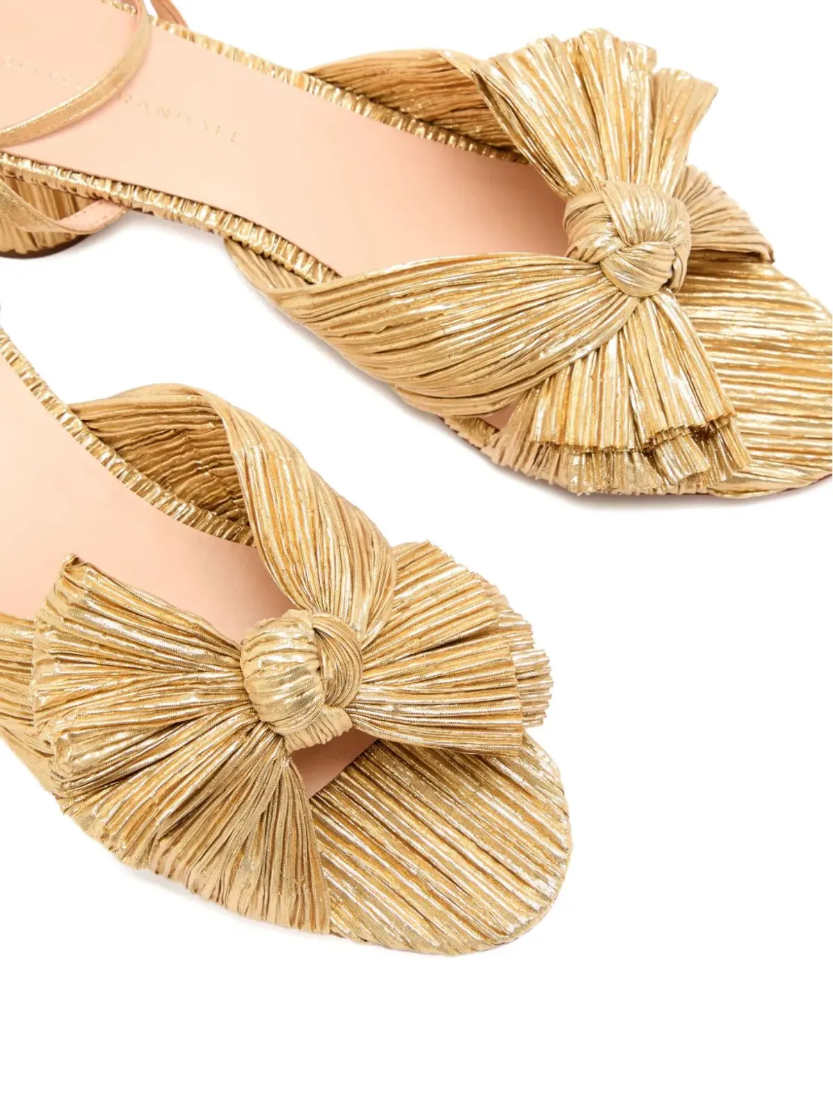 Loeffler Randall ダリア プリーツノット サンダル - 画像3