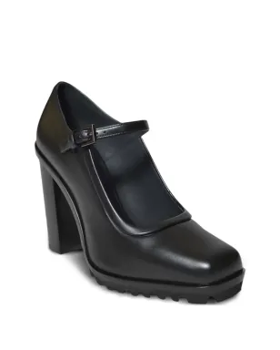 Max Mara Mary Janeパンプス バックルストラップ ブラック - サムネイル2
