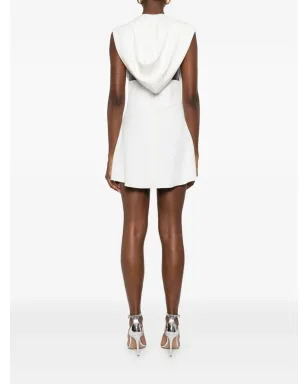 Vestiaire d'un Oiseau Libre ノースリーブ Vネック ミニドレス - サムネイル4