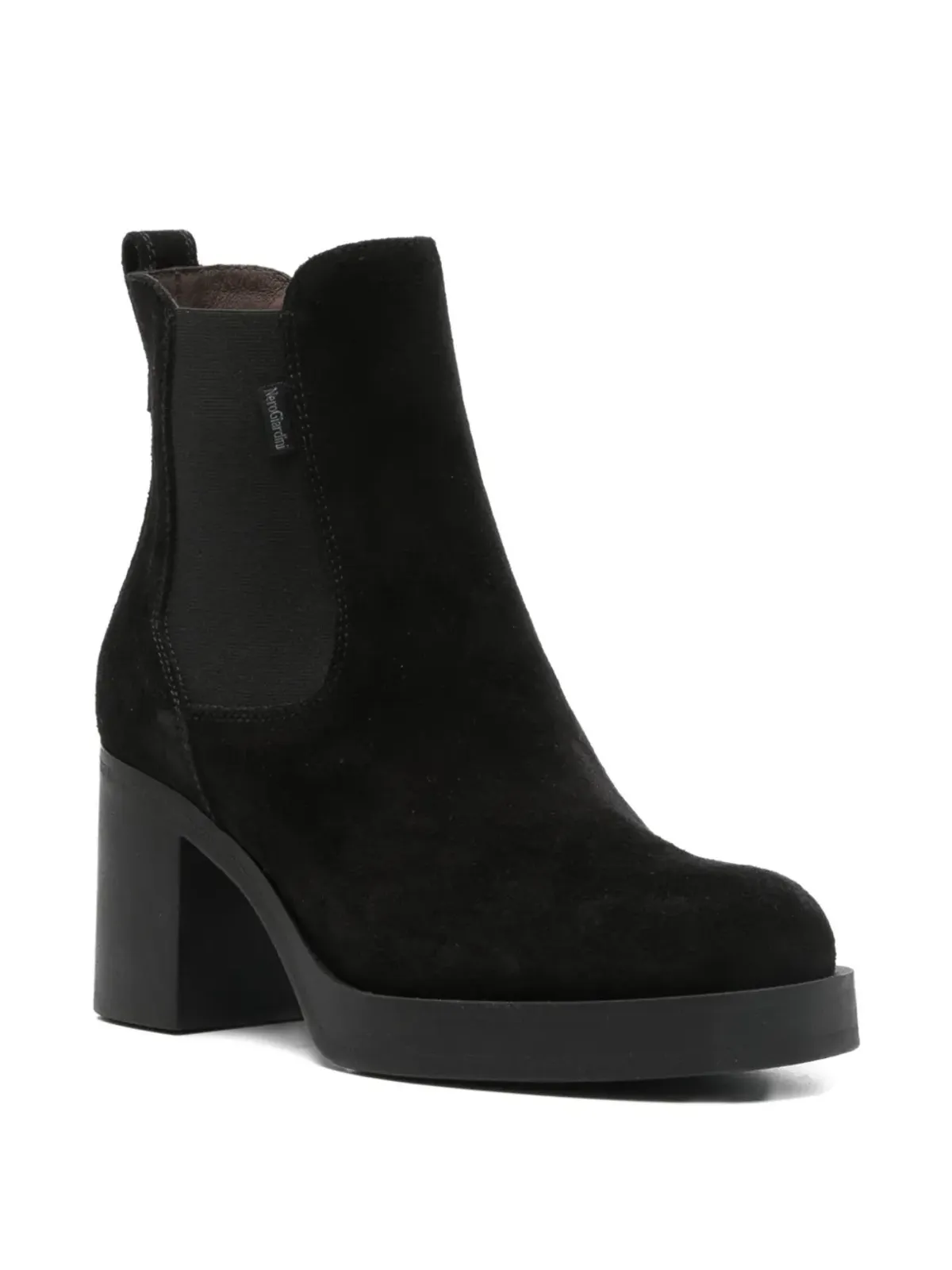 NERO GIARDINI 70mm block-heel Chelsea boots - Black - 画像2