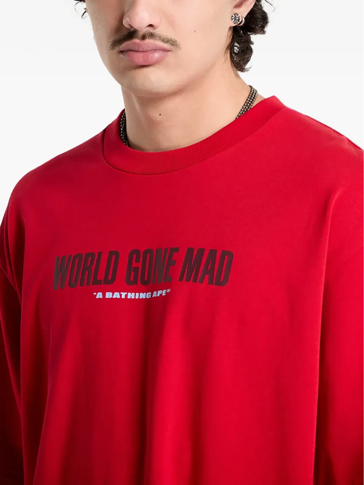 A BATHING APE® スローガン グラフィックTシャツ - 画像5