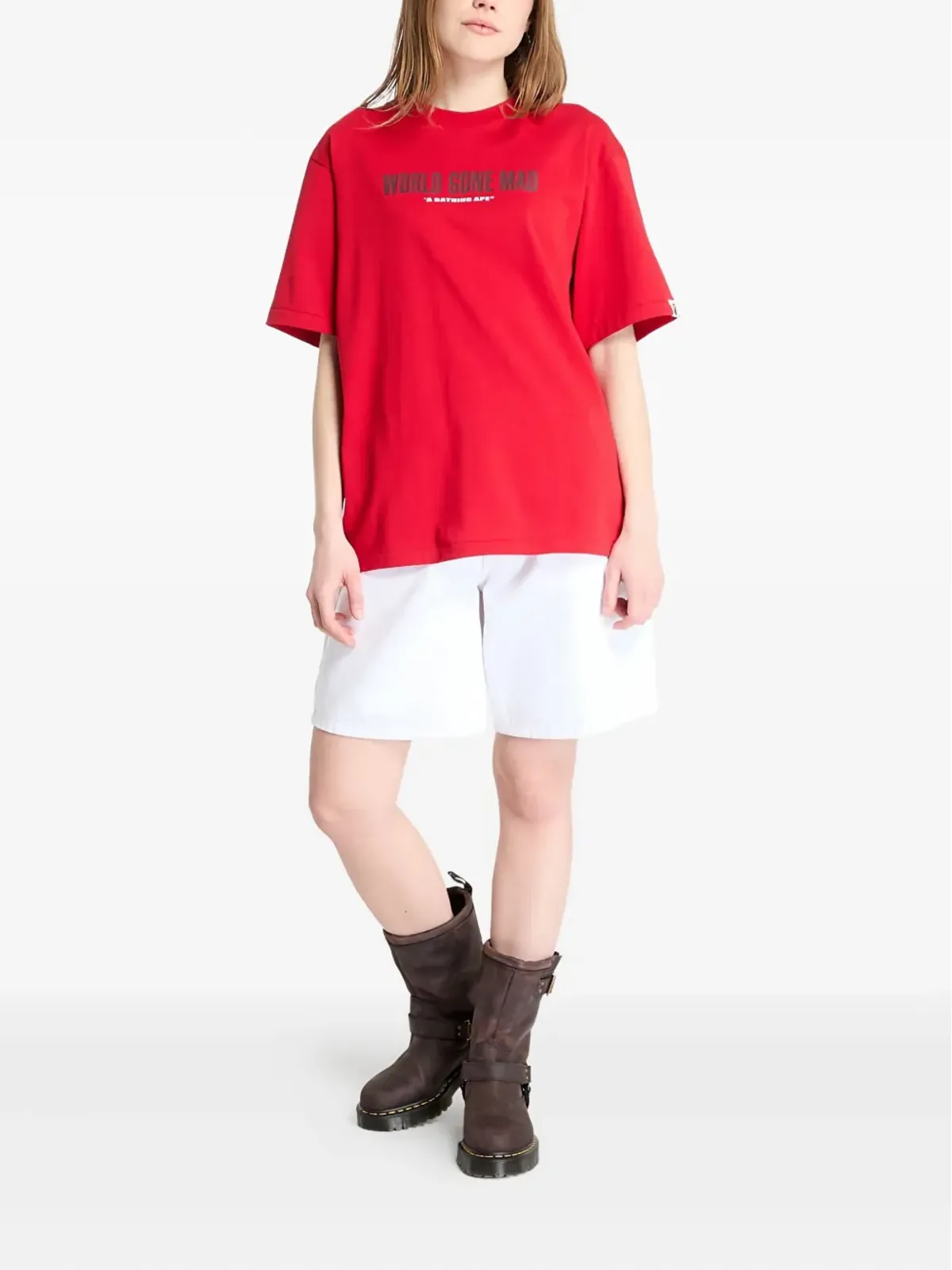 A BATHING APE® スローガン グラフィックTシャツ - 画像2