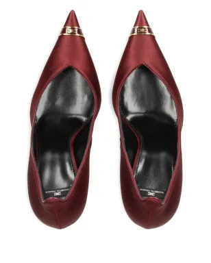 Elisabetta Franchi メタリックトリム付きポインテッドトゥパンプス - サムネイル3