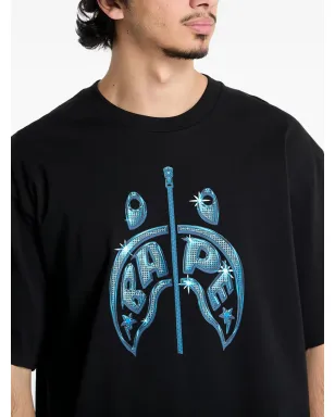 A BATHING APE® シャークプリントTシャツ - ブラック - サムネイル5