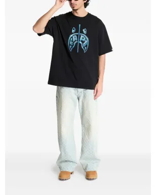 A BATHING APE® シャークプリントTシャツ - ブラック - サムネイル2