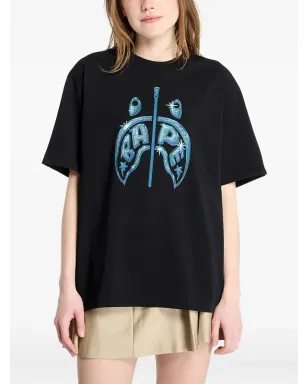 A BATHING APE® シャークプリントTシャツ - ブラック - サムネイル3