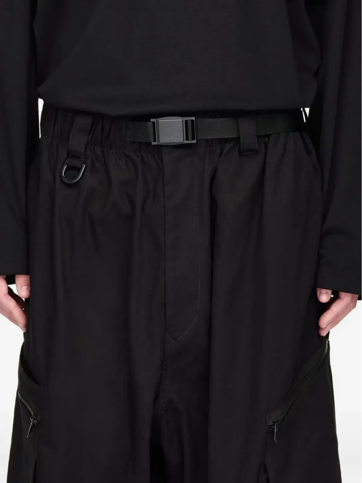 Y-3 プリーツディテールのカーゴパンツ - 画像5