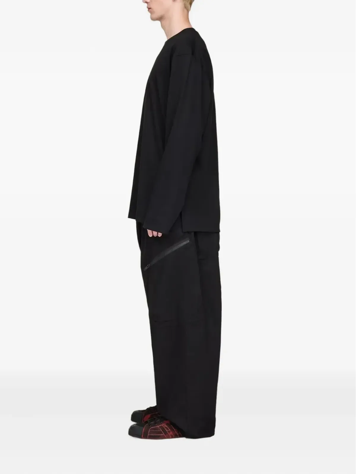 Y-3 プリーツディテールのカーゴパンツ - 画像3