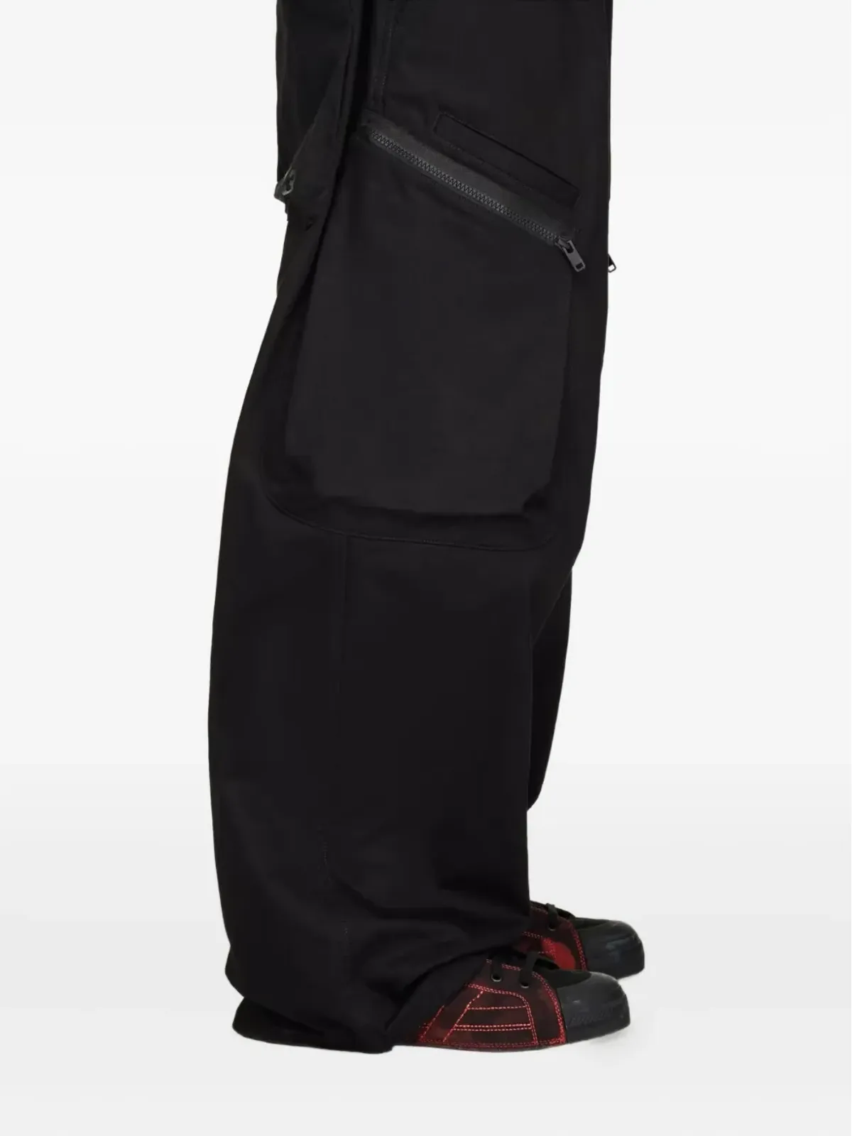 Y-3 プリーツディテールのカーゴパンツ - 画像4