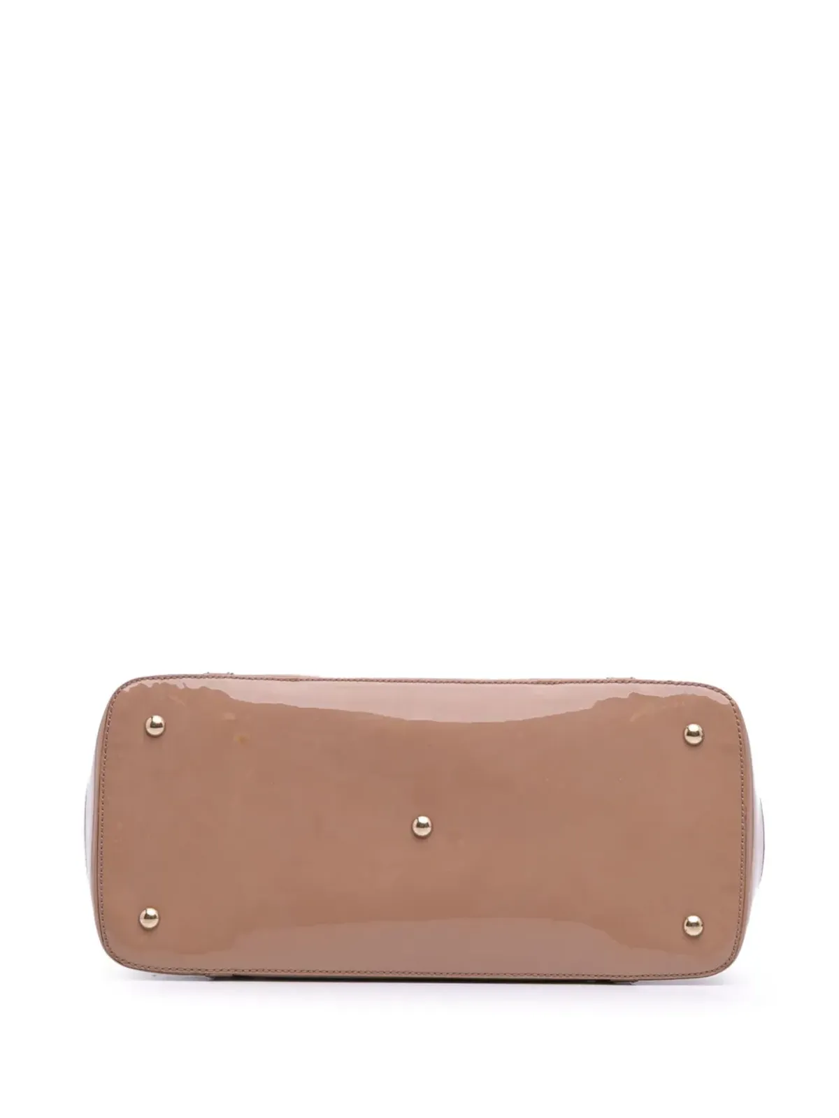 Gucci マイクログッチシマ パテント ドーム型 サッチェル - ブラウン - 画像4