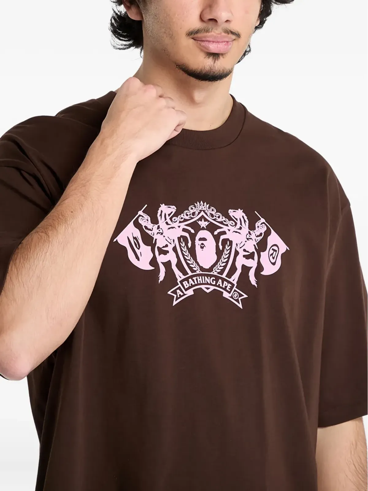 A BATHING APE® クレストロゴプリントTシャツ - 画像5
