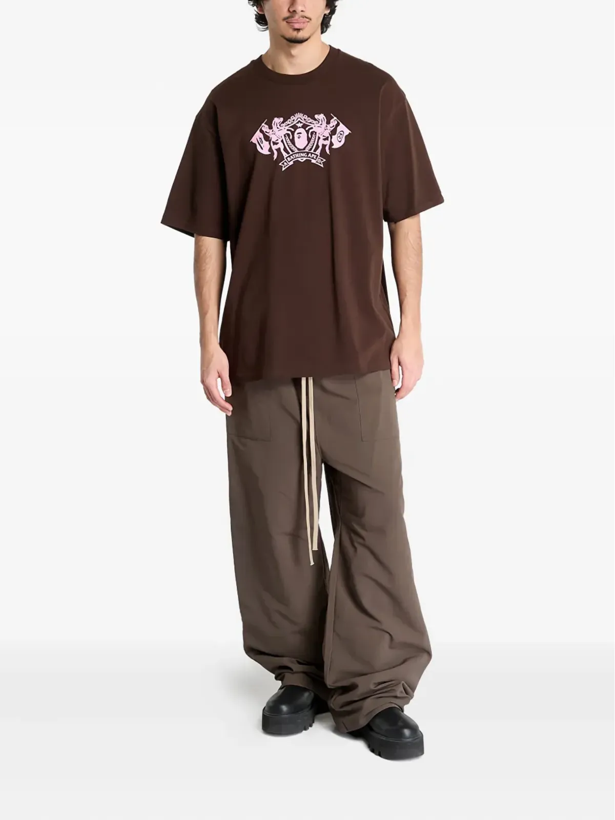 A BATHING APE® クレストロゴプリントTシャツ - 画像2