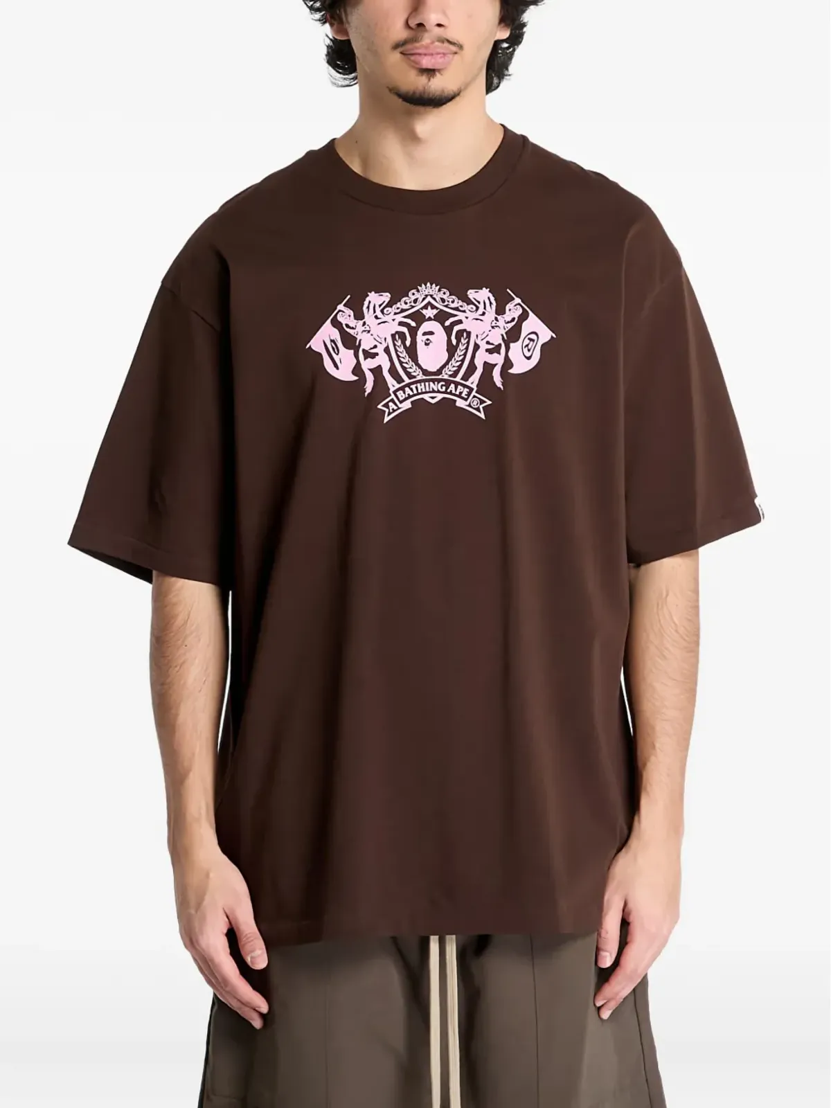 A BATHING APE® クレストロゴプリントTシャツ - 画像3
