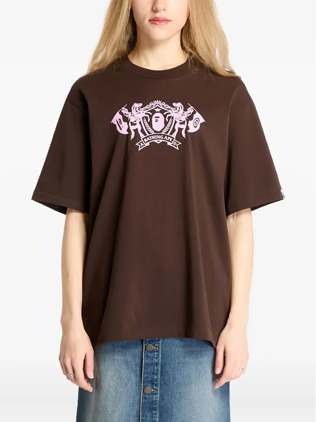 A BATHING APE® クレストロゴプリントTシャツ - 画像4