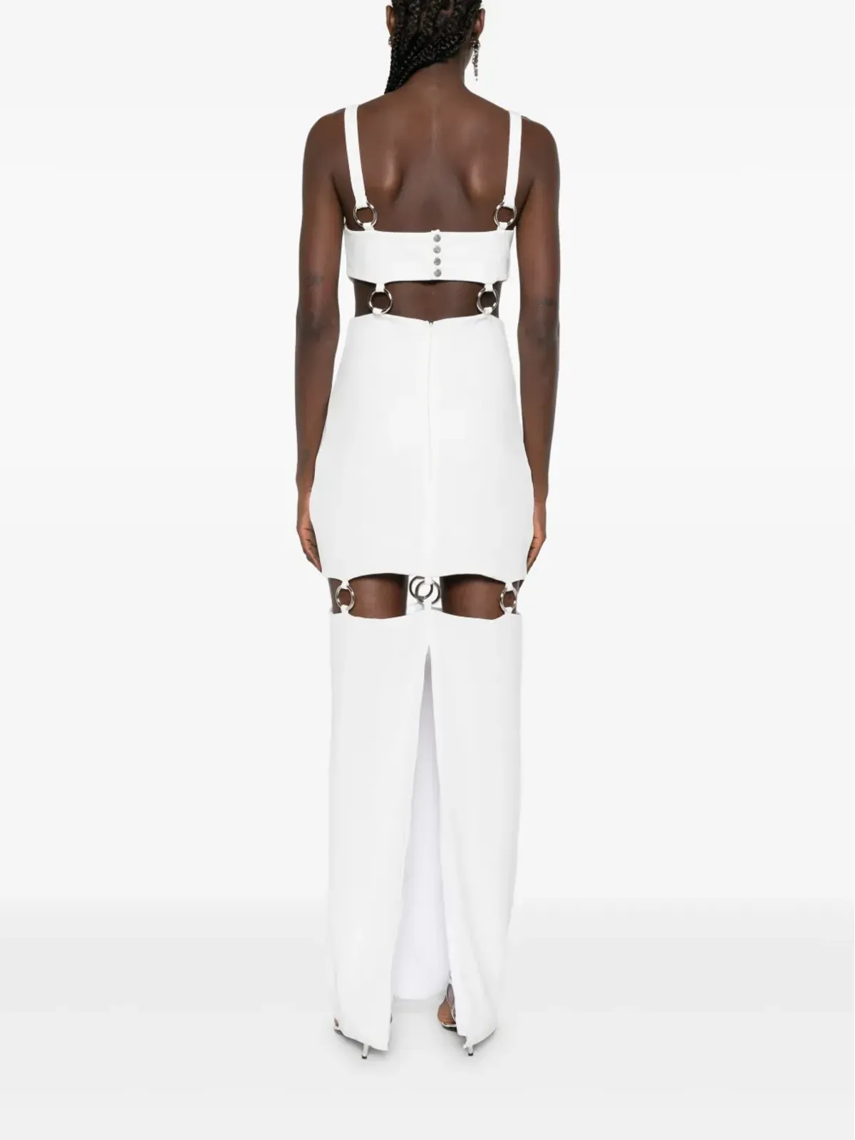 Vestiaire d'un Oiseau Libre リングディテールドレス - 画像4