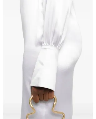 Vestiaire d'un Oiseau Libre パッド付きショルダーミディドレス - サムネイル5