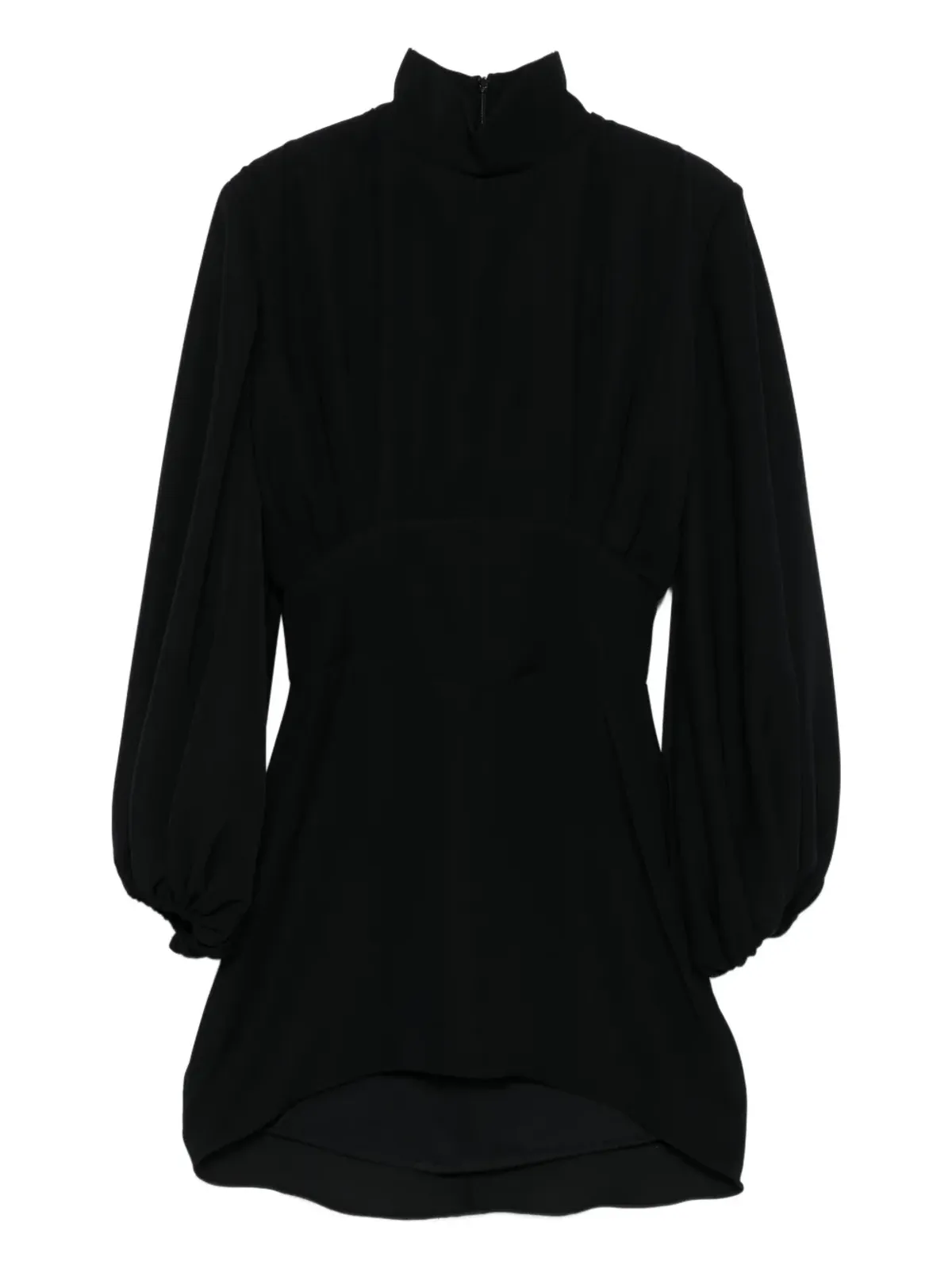 Vestiaire d'un Oiseau Libre Eve ハイネック バルーンスリーブ ミニドレス - 画像1