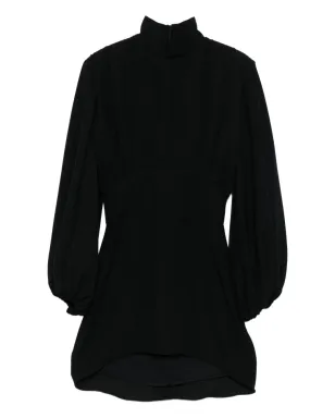 Vestiaire d'un Oiseau Libre Eve ハイネック バルーンスリーブ ミニドレス - サムネイル1