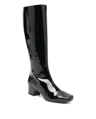 Carel Paris レザー スクエアトゥ ブーツ - サムネイル2