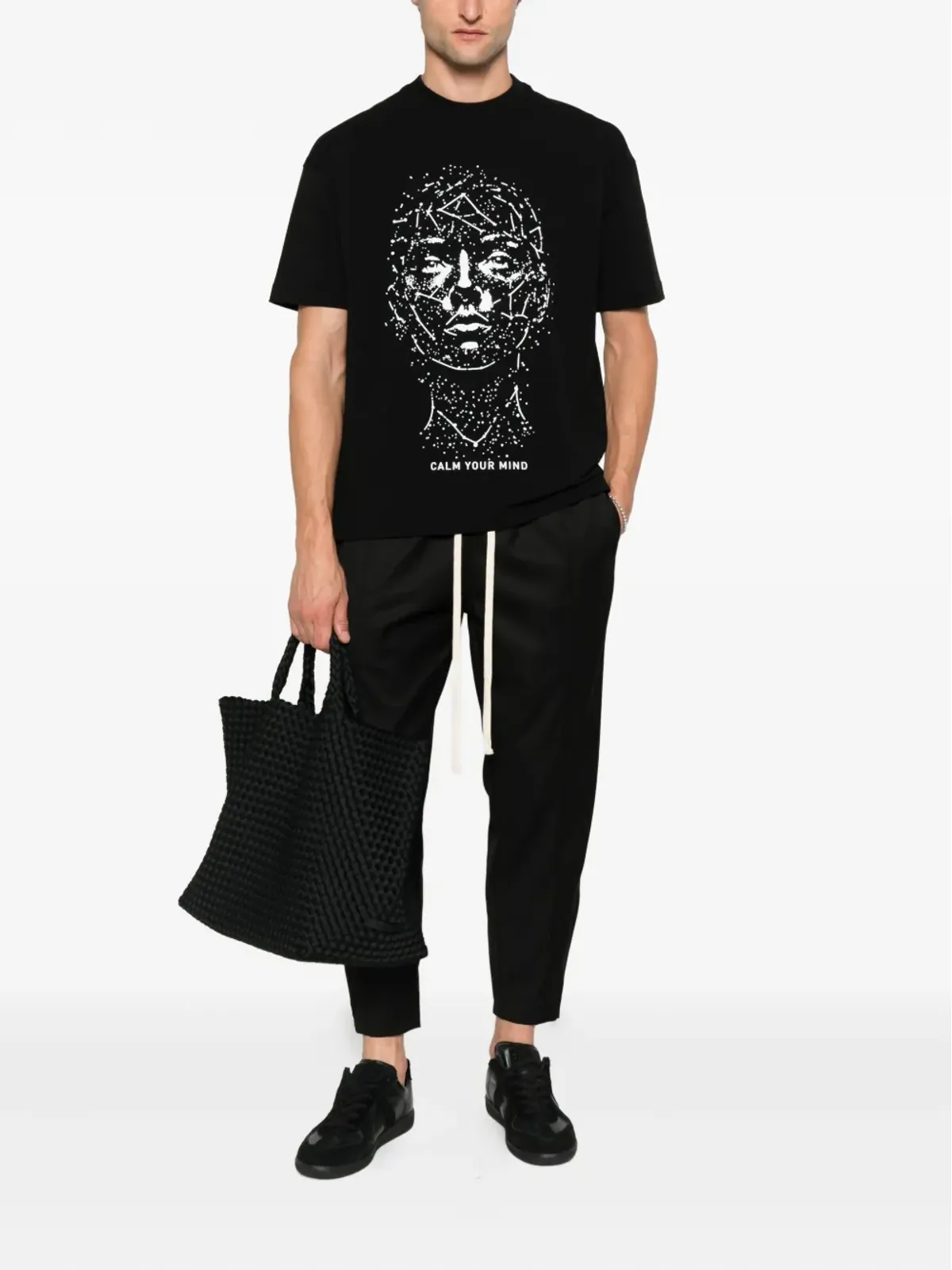 HAMZA フェイスプリントTシャツ - 画像2