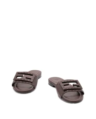 FENDI バゲットフラットサンダル - サムネイル4