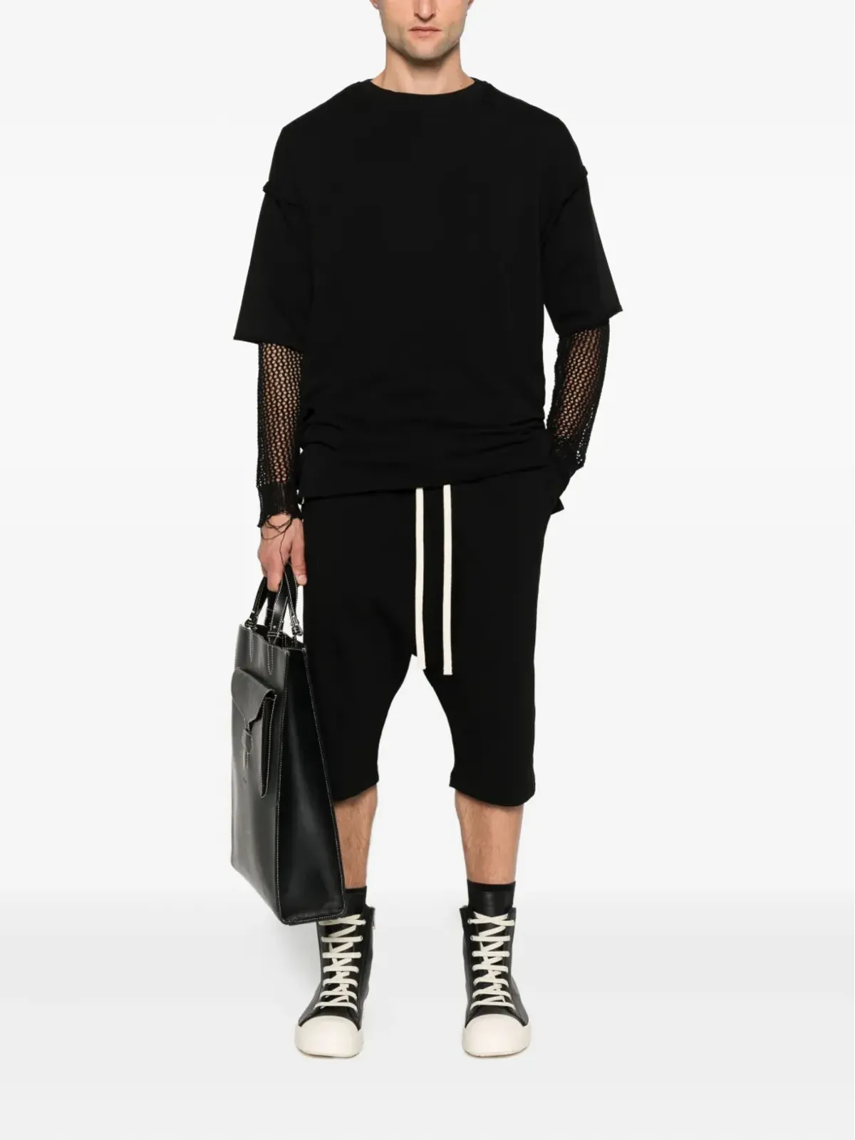 HAMZA ショートスリーブTシャツ - ブラック - 画像2