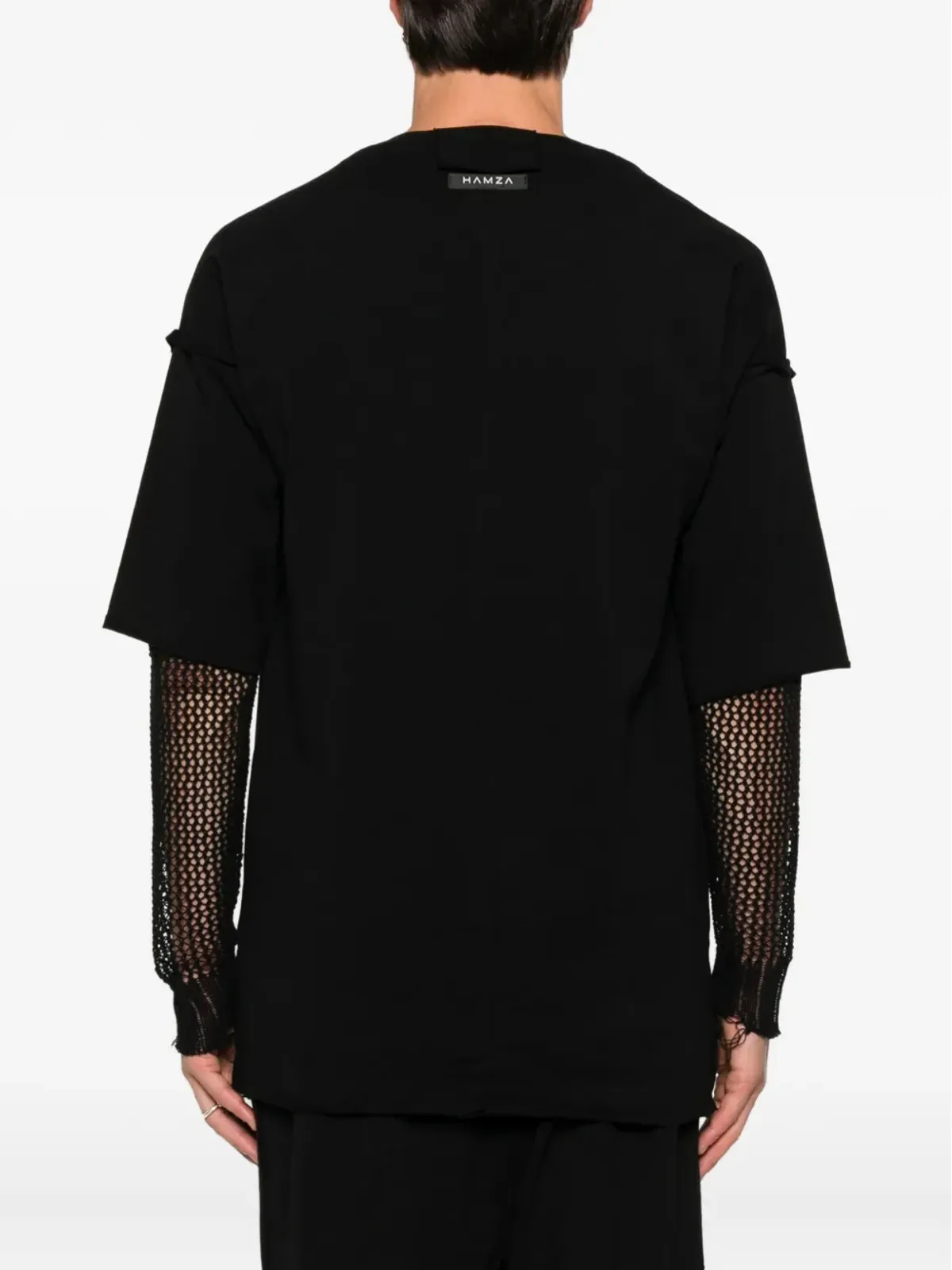 HAMZA ショートスリーブTシャツ - ブラック - 画像3